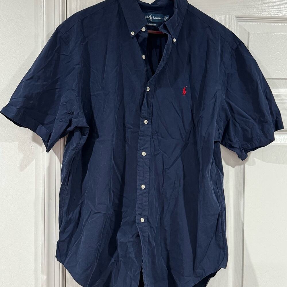 Ralph Lauren Men's Dark Blue Casual Shirt